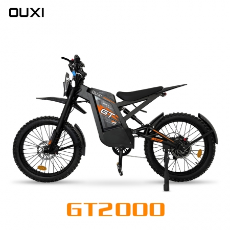 OUXI GT2000 60V 2000W Electric Fatbike Dual Suspension 20 Inch Fat Tire Ebike Long Range Fat Tire Ebike Electric Bicycle